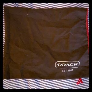 Coach large dust cover bag